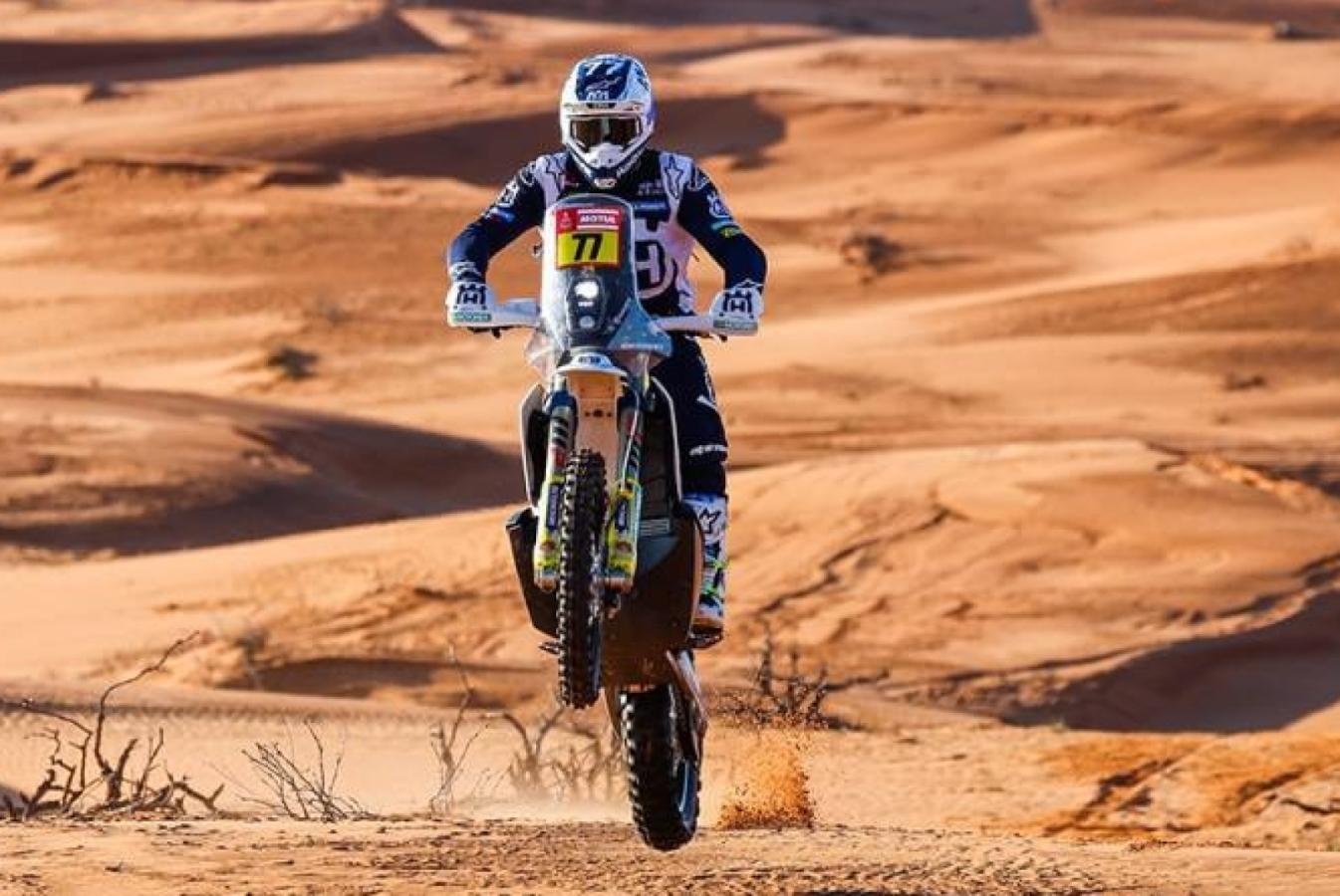 Luciano Benavides se posicionó cuarto en el Rally Cross Country de