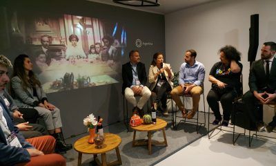 Marcela Plust en la Feria Internacional de Turismo en Buenos Aires representando a Gaiman