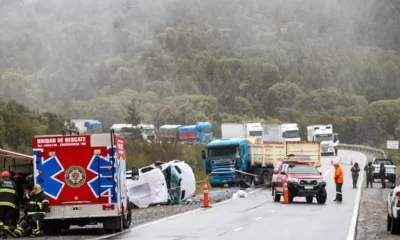 Choque trágico con al menos seis fallecidos en la Ruta Nacional N° 40 en Río Negro