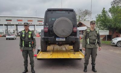 Personal de Gendarmería Nacional Argentina secuestró una camioneta de alta gama valuada en 35 mil euros en Chaco