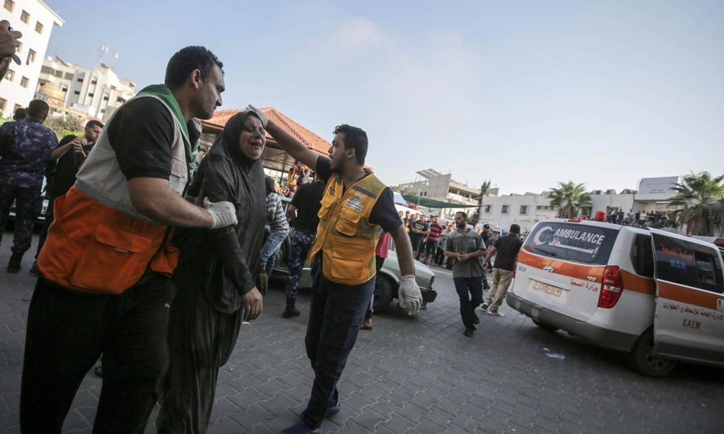 hamas denuncio bombardeo en hospital de gaza