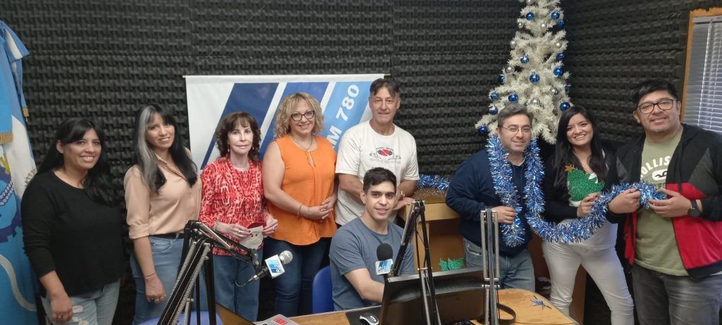 Arbolito de navidad de Radio en Trelew