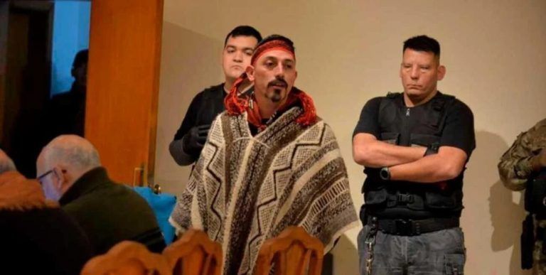 Facundo Jones Huala recibió una condena de 5 años y 2 meses de prisión efectiva