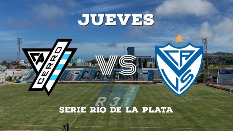 Vélez enfrenta a Cerro de Montevideo en la serie Río de la Plata