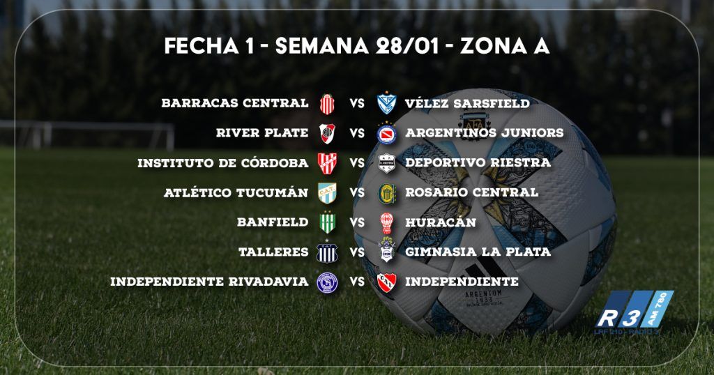 Fecha 1 - Zona A - Copa de la Liga Profesional