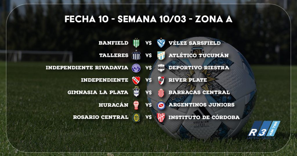 Fecha 10 - Zona A - Copa de la Liga Profesional