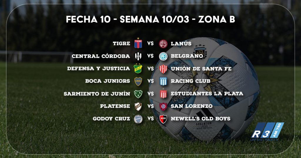 Fecha 10 - Zona B - Copa de la Liga Profesional