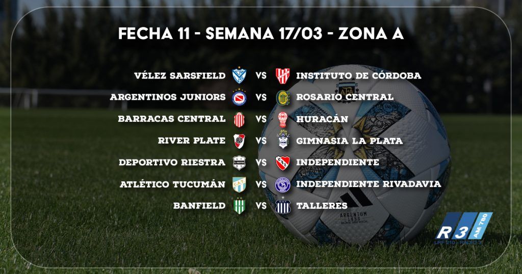 Fecha 11 - Zona A - Copa de la Liga Profesional