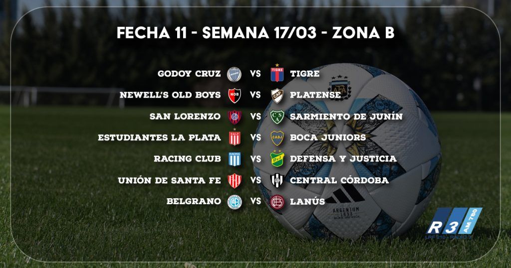 Fecha 11 - Zona B - Copa de la Liga Profesional