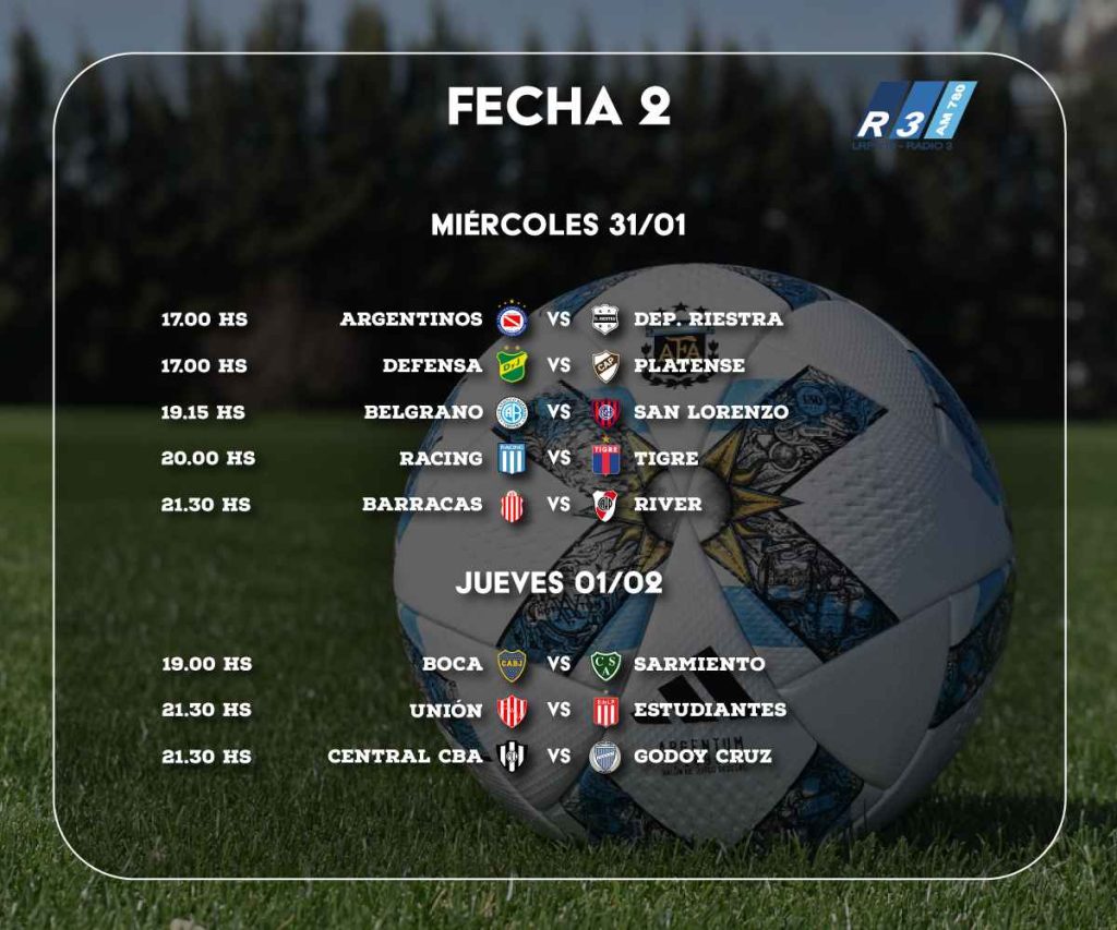 Fecha 2 - Copa LPF 2024