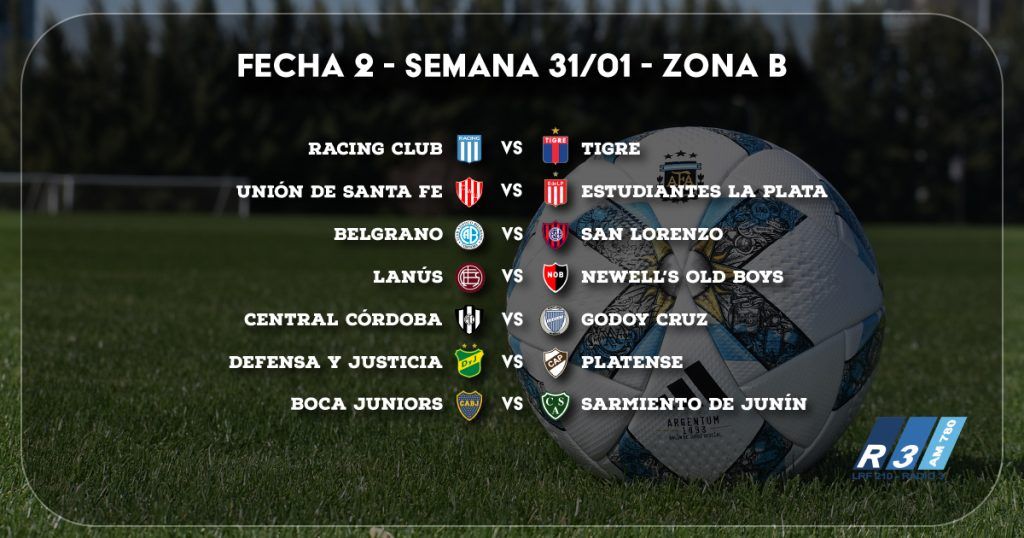 Fecha 2 - Zona B - Copa de la Liga Profesional