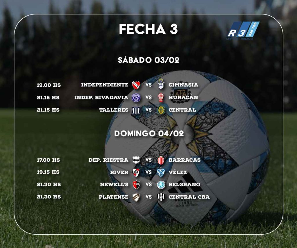 Fecha 3 - Copa LPF 2024