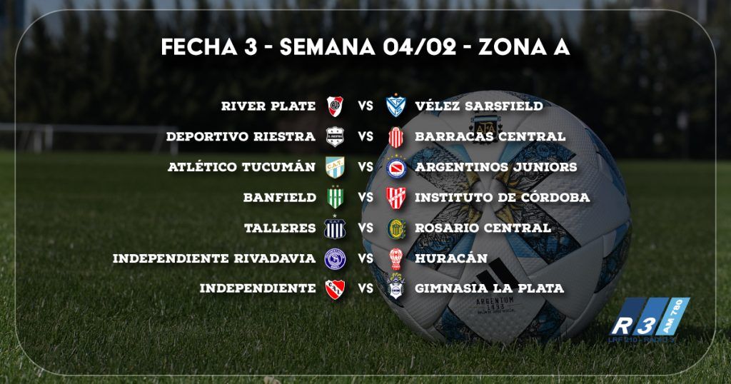 Fecha 3 - Zona A - Copa de la Liga Profesional