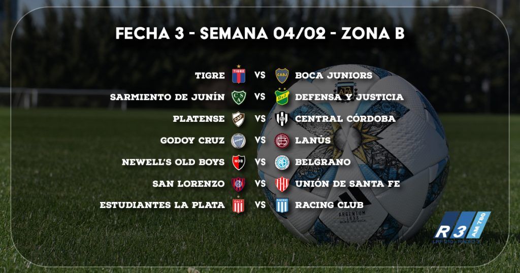 Fecha 3 - Zona B - Copa de la Liga Profesional