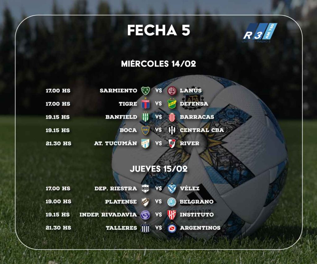 Fecha 5 - Copa LPF 2024