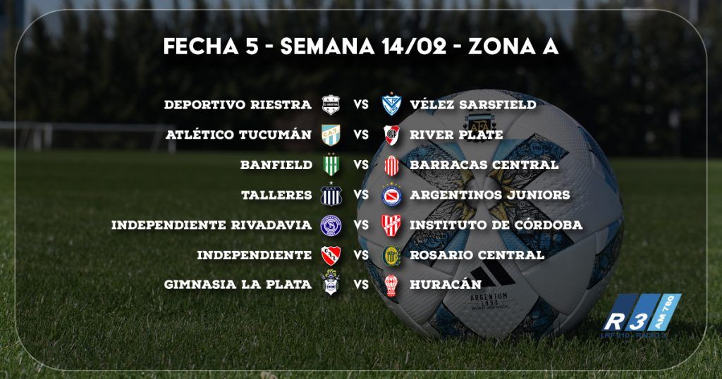 Fecha 5 - Zona A - Copa de la Liga Profesional