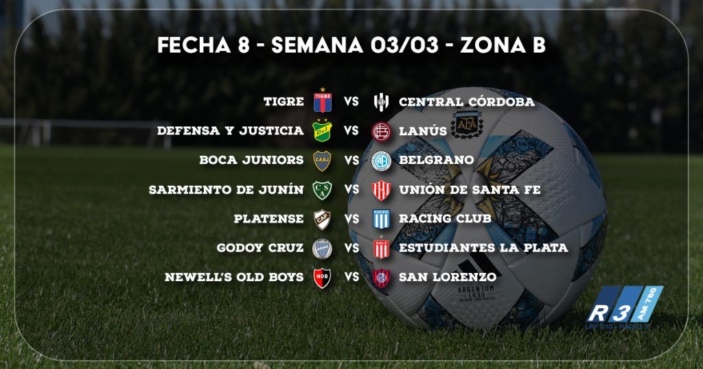 Fecha 8 - Zona B - Copa de la Liga Profesional