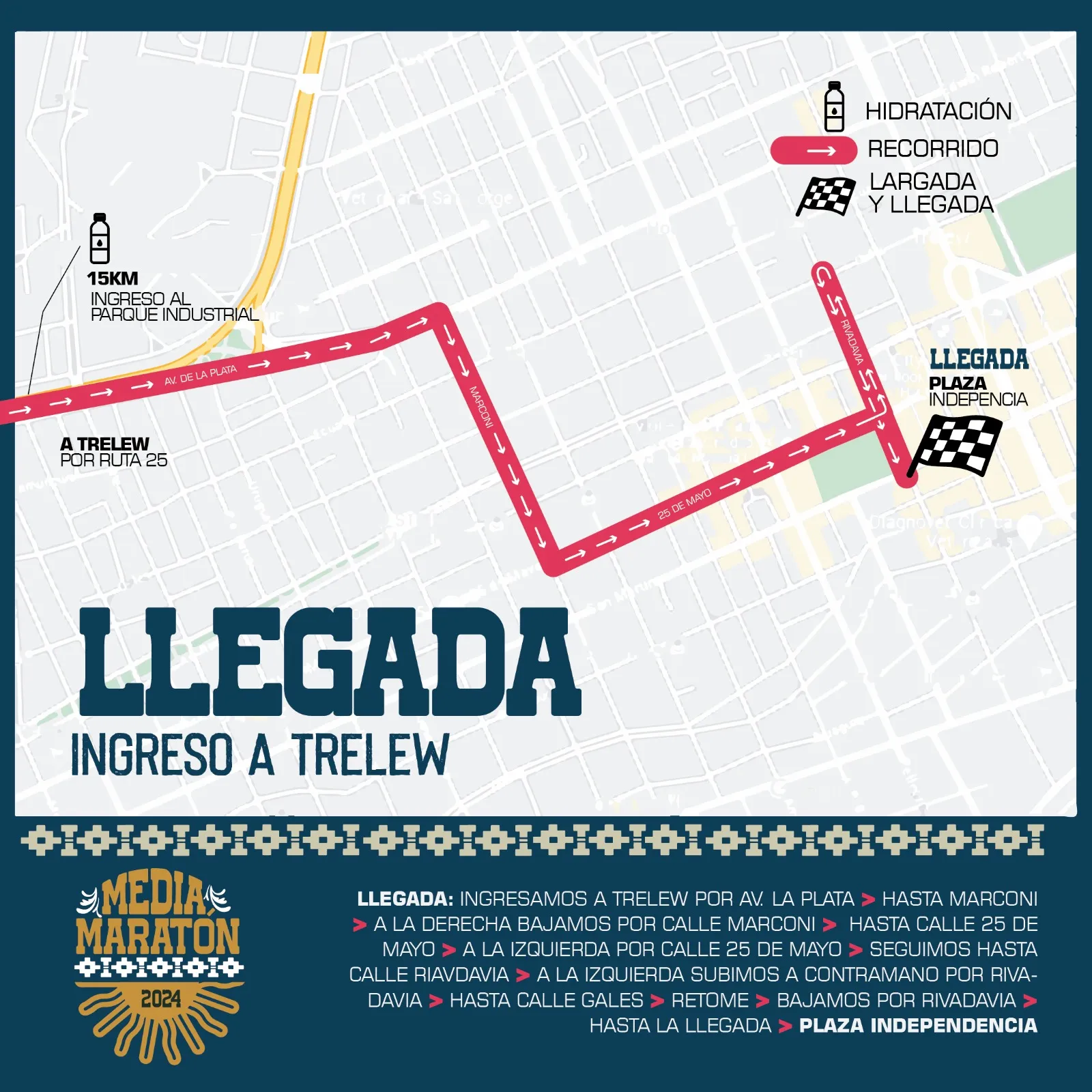 Se corre la tradicional prueba atlética “21K Día de la Patria”