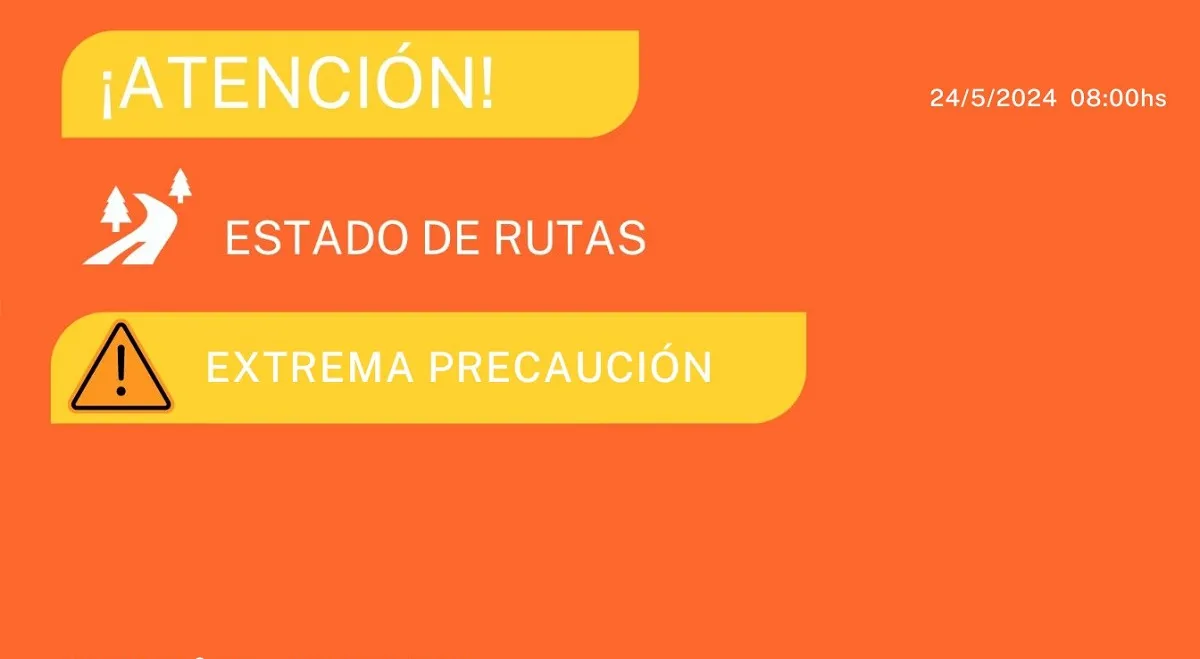 Advierten circular con extrema precaución por la Ruta Nacional N° 40 ...