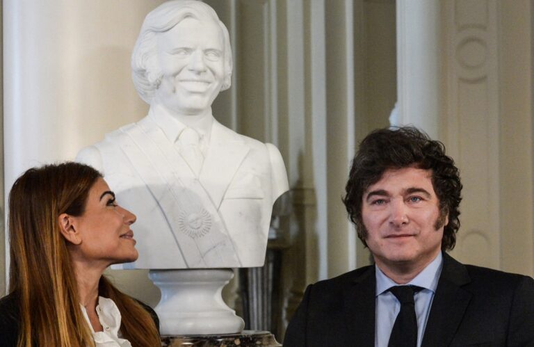 Milei elogió la trayectoria de Menem en el acto que se llevó adelante en Casa Rosada