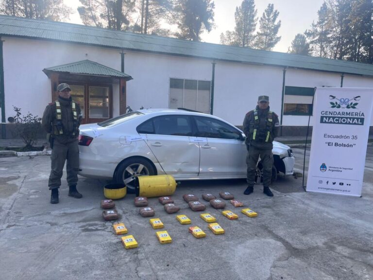 Golpe al narcotráfico: incautan drogas valuadas en 400 millones en El Bolsón