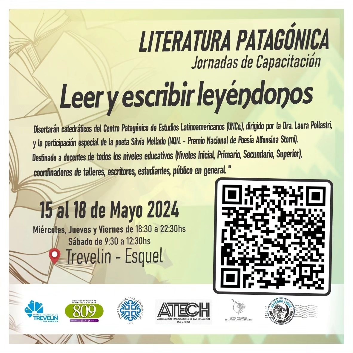 Participá de las jornadas sobre literatura patagónica: “Leer y escribir leyéndonos”
