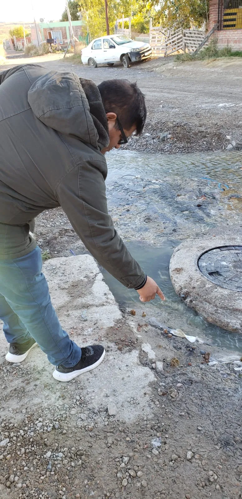 Sergio Alberto Martínez, Junta Nacional, obras públicas, desagüe pluvial, cloacas, infraestructura, servicios básicos, gestión comunitaria, calidad de vida, necesidades vecinales