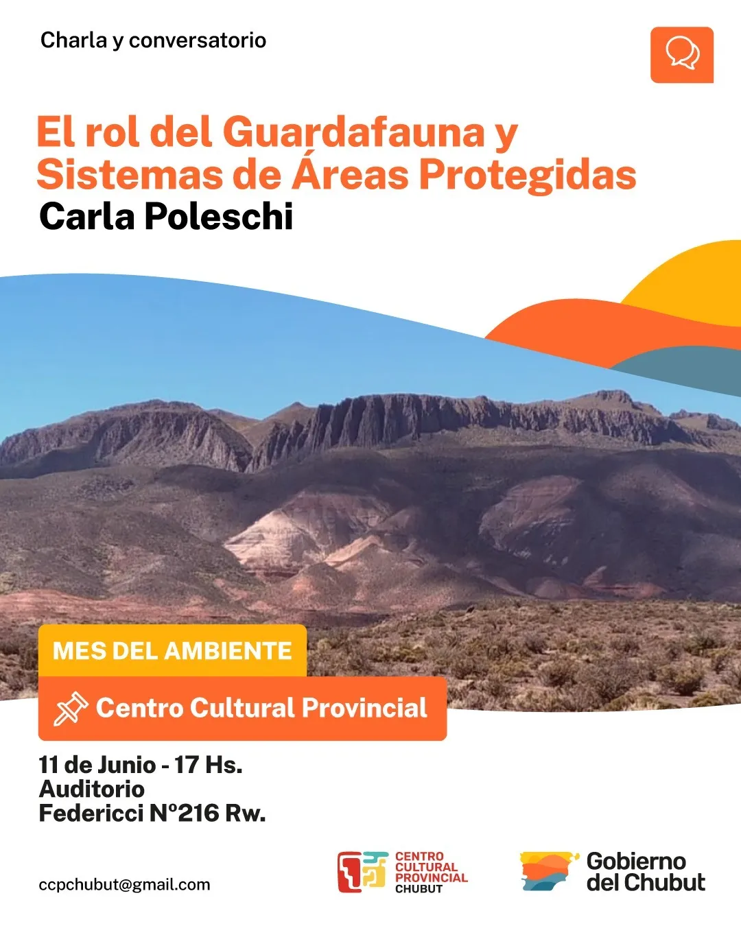 Invitan a participar de la charla sobre el rol del Guardafauna y las Áreas Protegidas