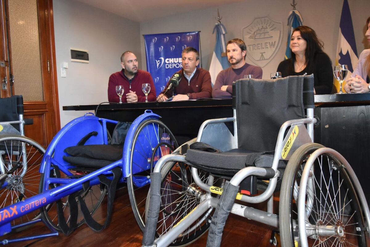 Merino rubricó un convenio con Chubut Deportes para fortalecer el deporte adaptado