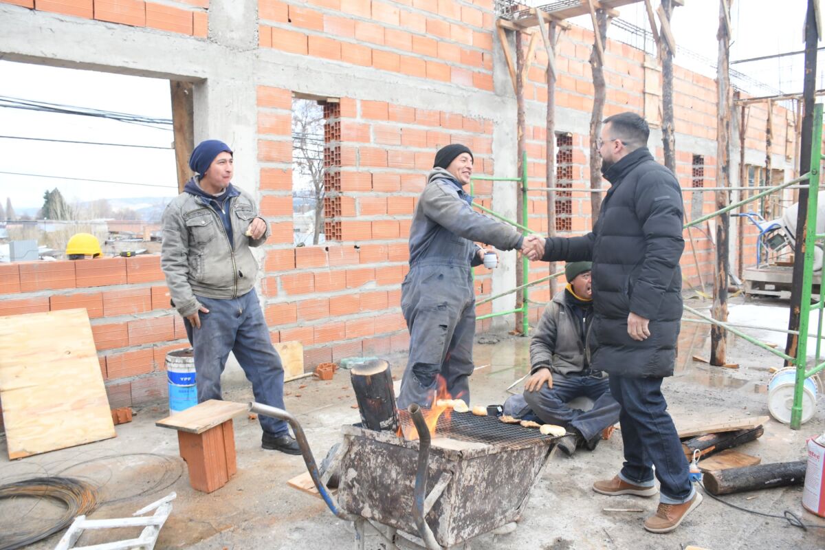 Taccetta acompañó al secretario Wisky en una recorrida por el Hospital de Esquel
