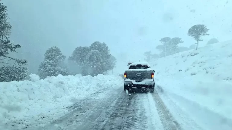 Chubut bajo alerta amarilla por nevadas y fuertes vientos