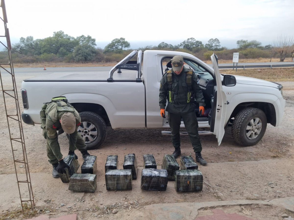 Gendarmería incautó dinero, marihuana y coca en tres procedimientos