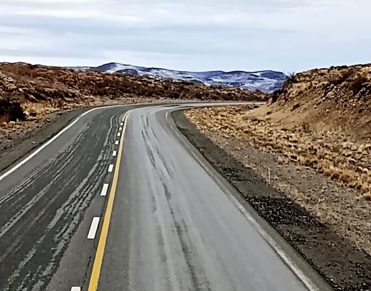 Estado de las rutas en Chubut trabajos de despeje y precauciones