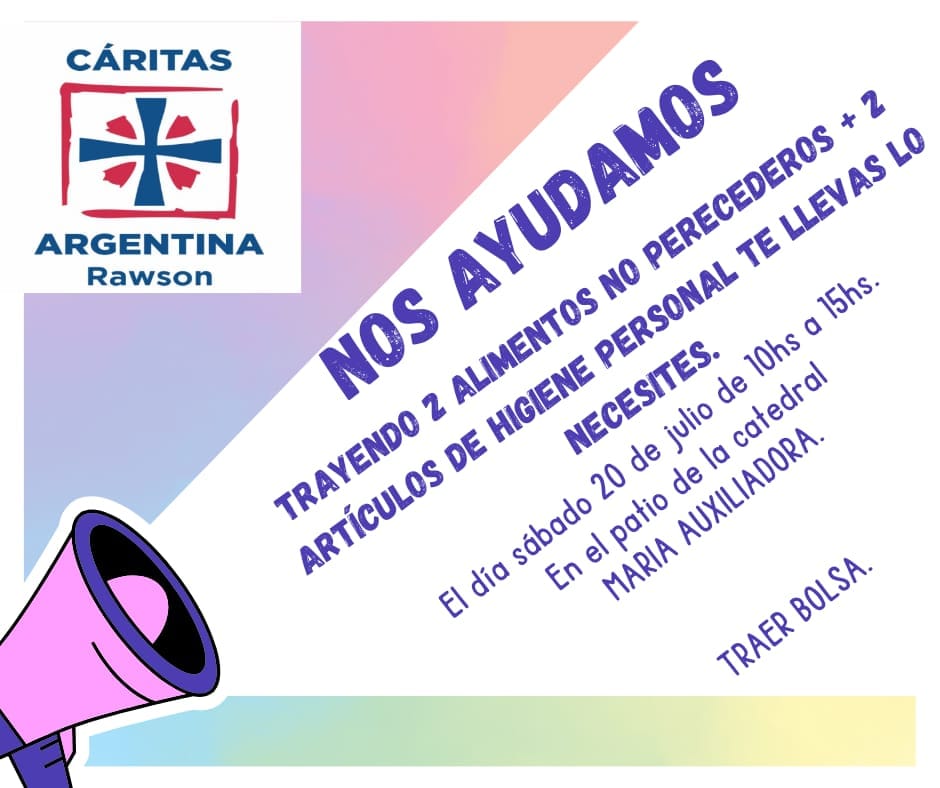 Feria solidaria de Cáritas se podrá intercambiar alimentos por ropa