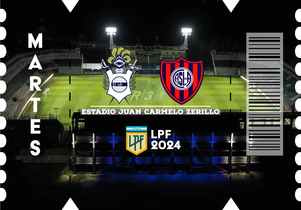 Gimnasia recibe a San Lorenzo en el Bosque - Radio 3 Cadena Patagonia