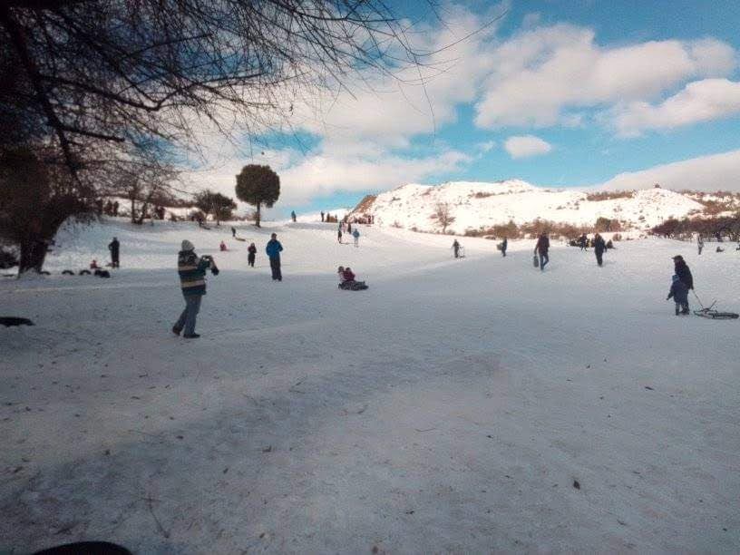 FOTOS | Sierra Colorada: el creciente atractivo invernal de Trevelin