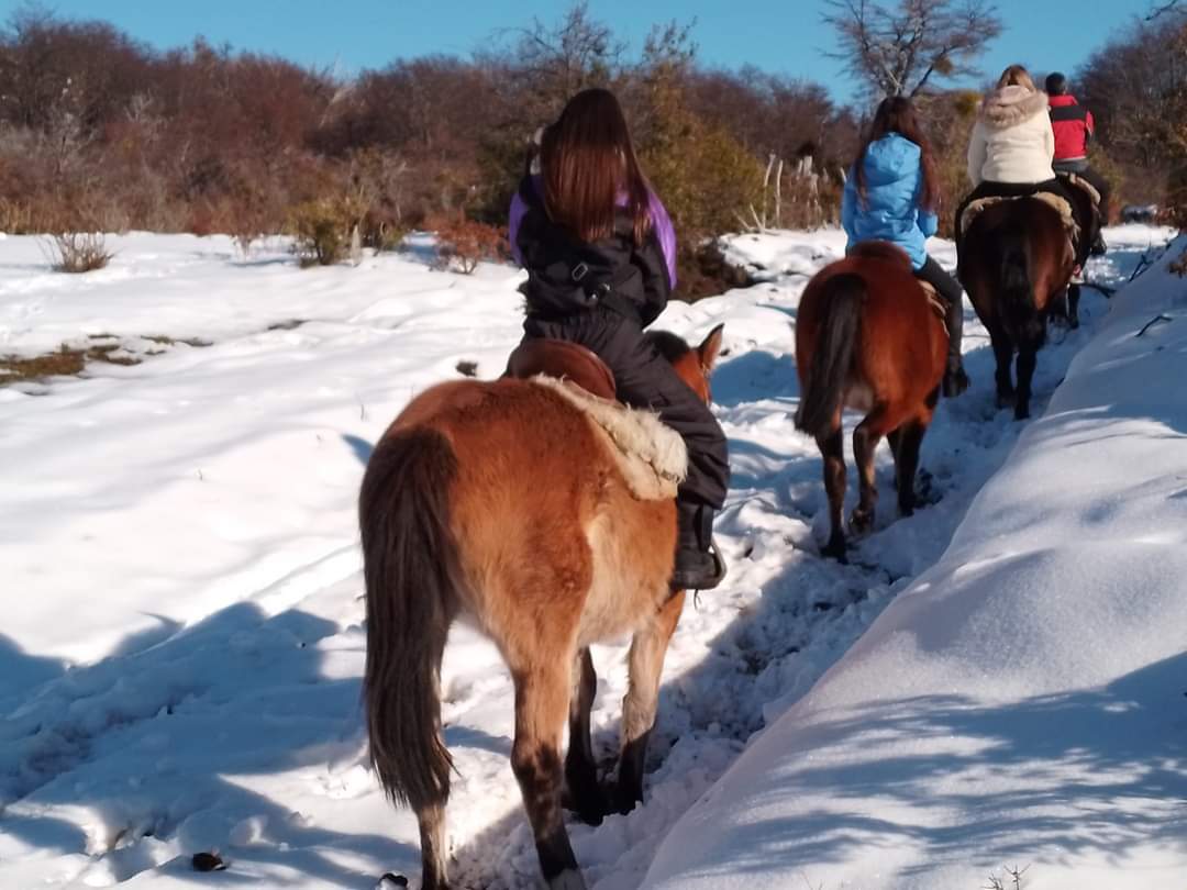 FOTOS | Sierra Colorada: el creciente atractivo invernal de Trevelin