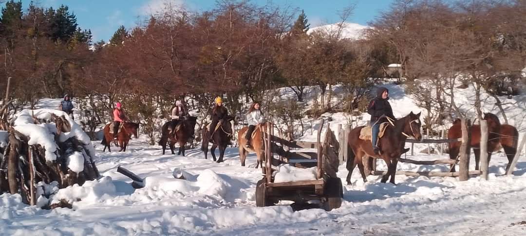 FOTOS | Sierra Colorada: el creciente atractivo invernal de Trevelin