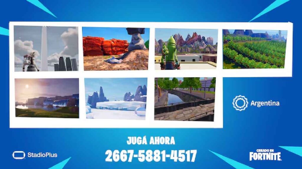 Fortnite, Argentina, turismo gamer, Karina Milei, Caminito, Cataratas del Iguazú, Glaciar Perito Moreno, StadioPlus, Marca País, promoción turística, videojuegos, escenarios digitales, innovación turística, turismo digital, paisajes argentinos, El Calafate, Mendoza, Jujuy, Córdoba, Misiones.