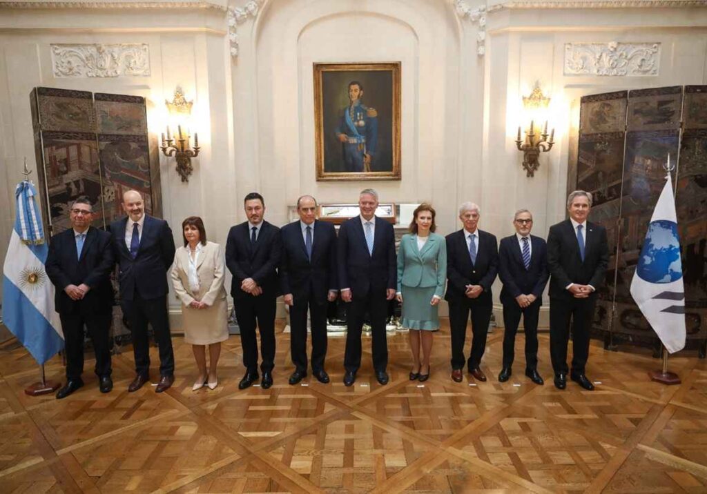 OCDE, Diana Mondino, Mathias Cormann, adhesión a la OCDE, Palacio San Martín, Comisión de Coordinación Interministerial, gobierno argentino, Jefe de Gabinete, ministros, Memorando Inicial, federalización, Consejo Federal de Relaciones Exteriores, Javier Milei, Hoja de Ruta, relaciones internacionales.