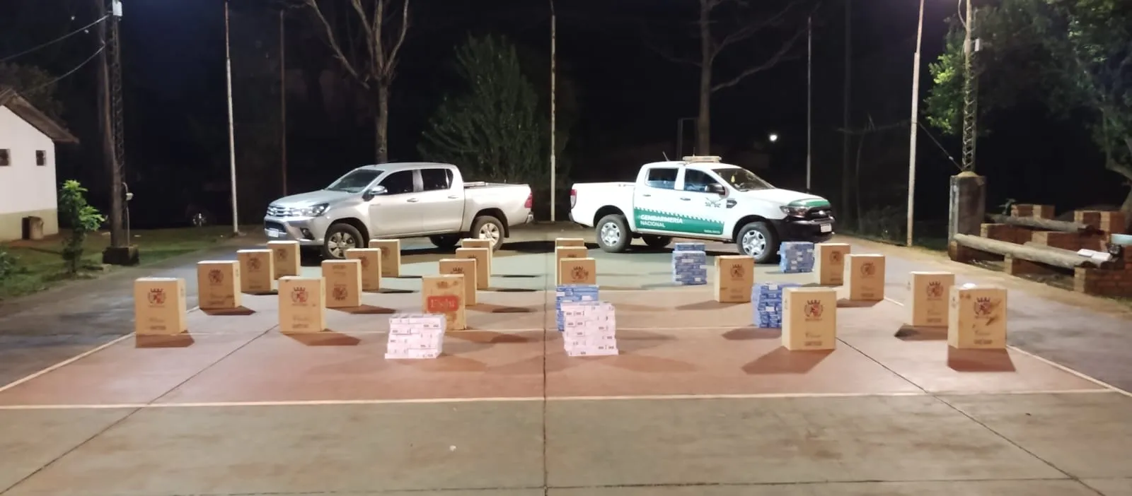 Secuestran más de 50.000 paquetes de cigarrillos en vehículos robados