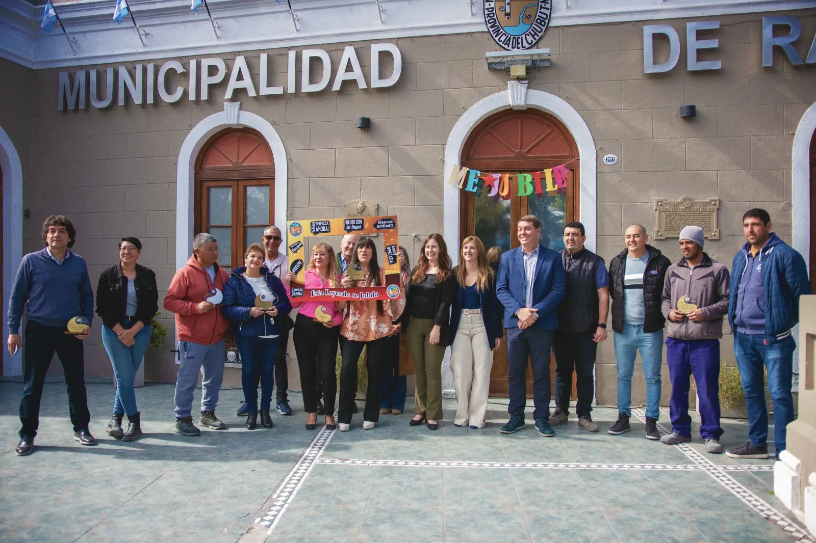 FOTOS | Homenajearon a los nuevos jubilados municipales de Rawson
