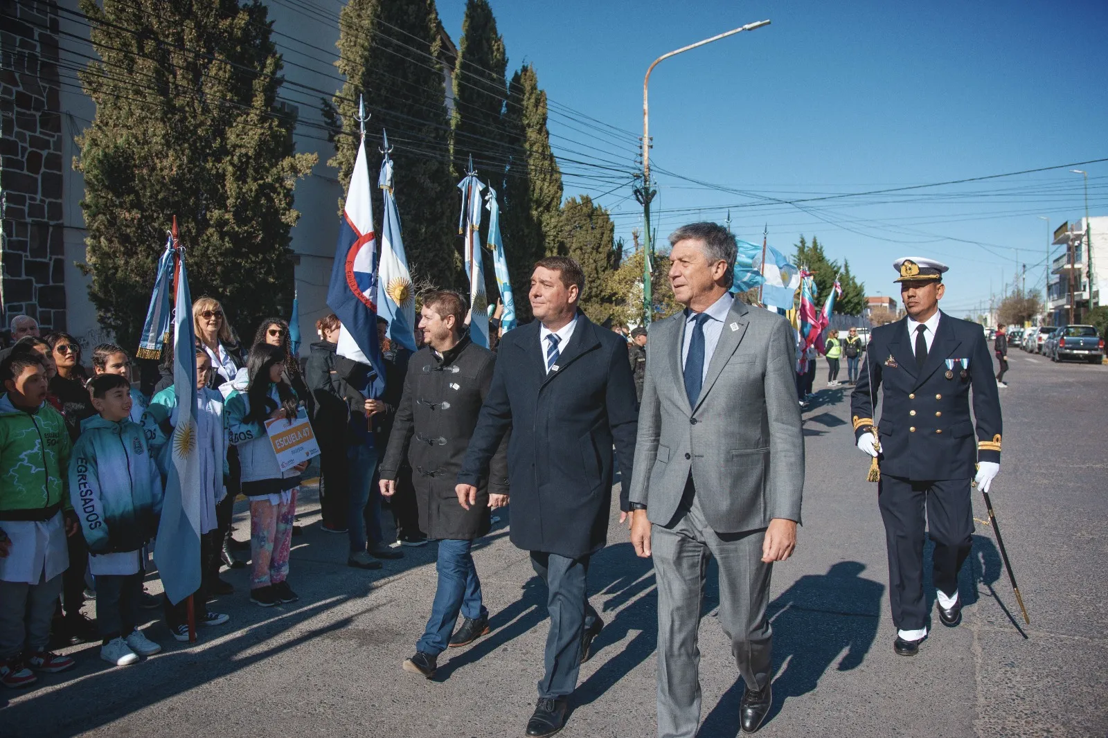 Biss y Menna participaron del acto formal por el aniversario de la ...