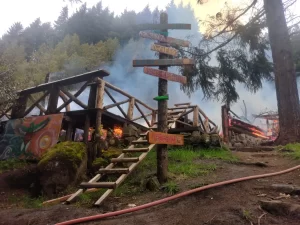 Incendio en Lago Puelo