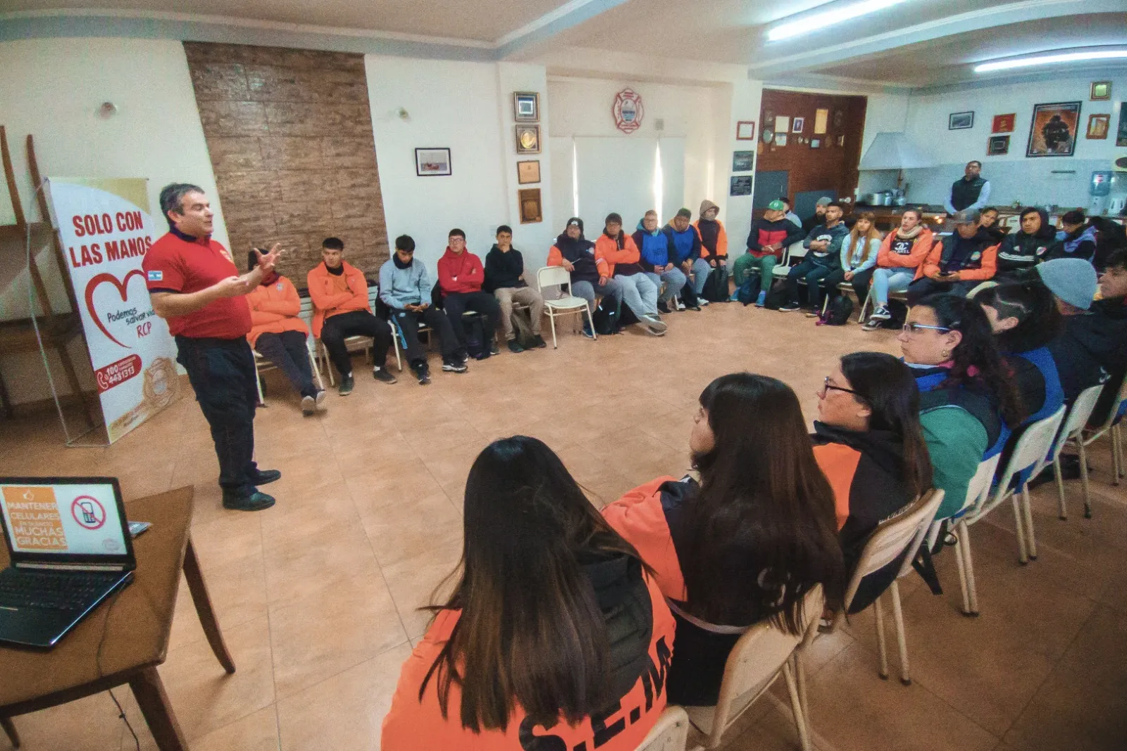 Personal de la Secretaría de Gobierno de Rawson realizó curso de RCP