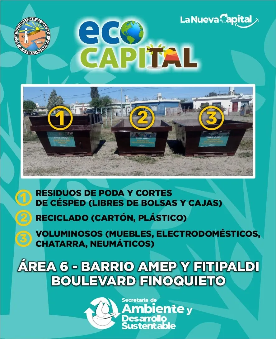 Ambiente Municipal continúa con el programa “Eco Capital”
