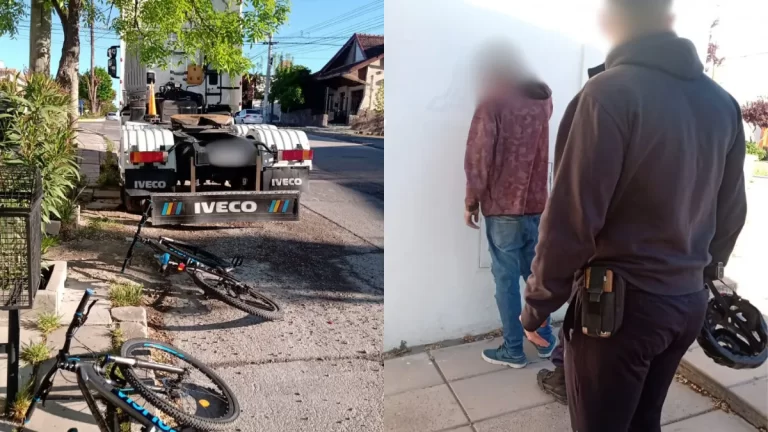 Lo atraparon cuando intentaba sustraer la batería de un camión