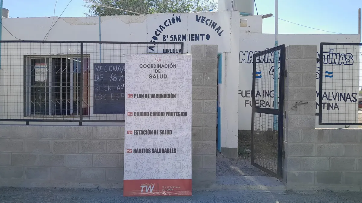 Trelew promueve el cuidado de la salud en el barrio Sarmiento