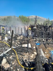 Incendio en El Bolsón