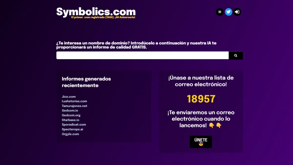 Se cumplen 40 años del primer .com de la historia